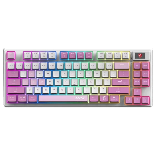 Msı Forge Gk600 RGB Tkl Linear Switch Kablolu/Kablosuz Mekanik Oyuncu Klavyesi - Görsel 6