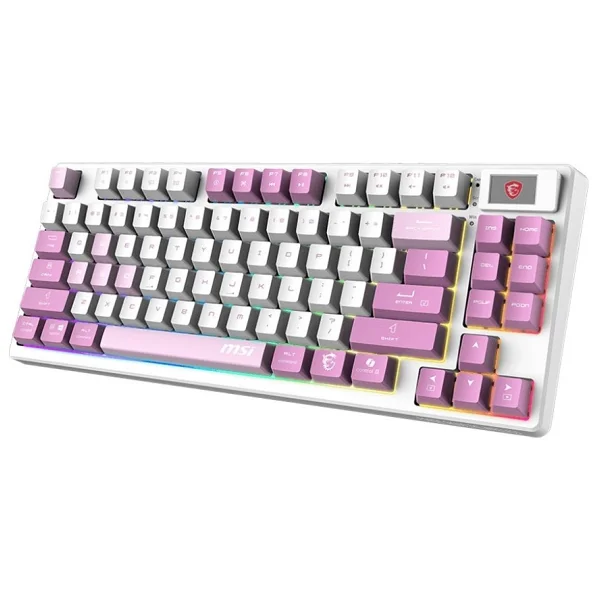Msı Forge Gk600 RGB Tkl Linear Switch Kablolu/Kablosuz Mekanik Oyuncu Klavyesi - Görsel 7