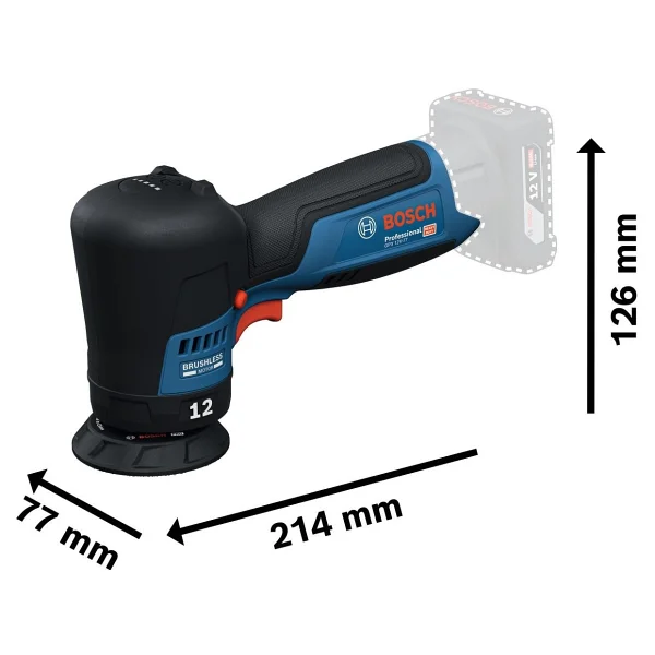 Bosch Gpx 12v-77 Aküsüz Polisaj Makinesi - Görsel 2