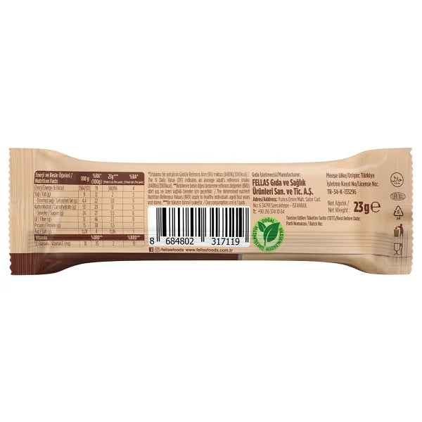 Fellas Kakaolu Granola Bar (23 G) X 12 Adet - Görsel 6