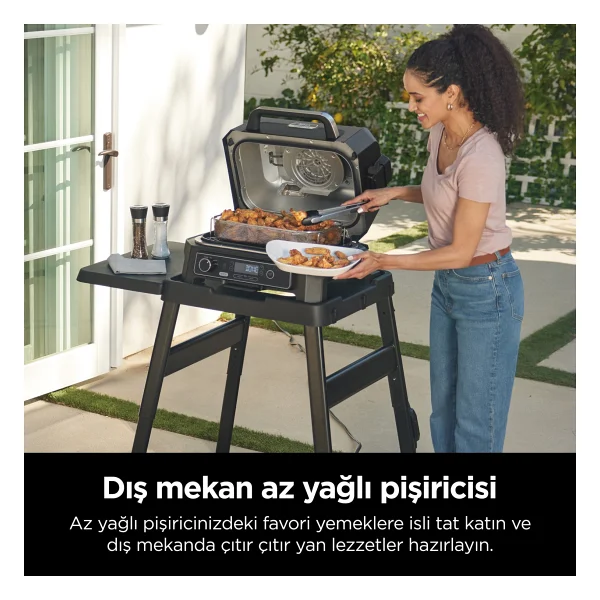Ninja Woodfire Pro XL Elektrikli Bbq Izgara - Görsel 5