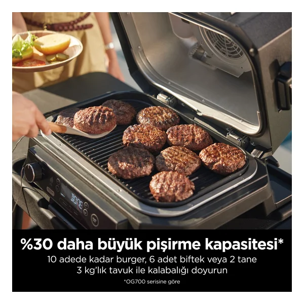 Ninja Woodfire Pro XL Elektrikli Bbq Izgara - Görsel 7