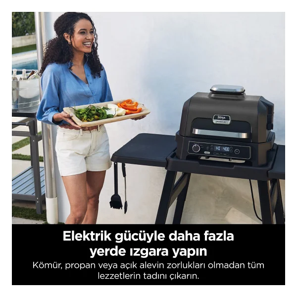 Ninja Woodfire Pro XL Elektrikli Bbq Izgara - Görsel 9