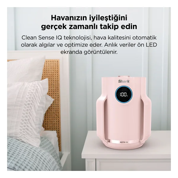 Shark Neverchange5 Compact Pro Pembe Hava Temizleyici - Görsel 3