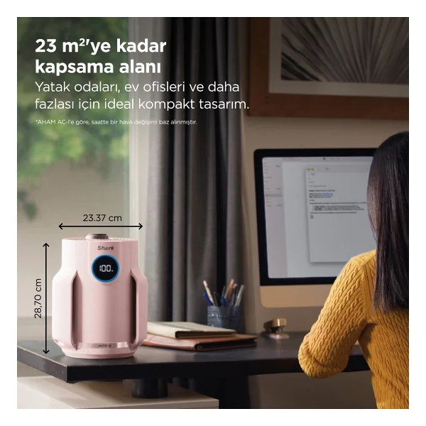 Shark Neverchange5 Compact Pro Pembe Hava Temizleyici - Görsel 7