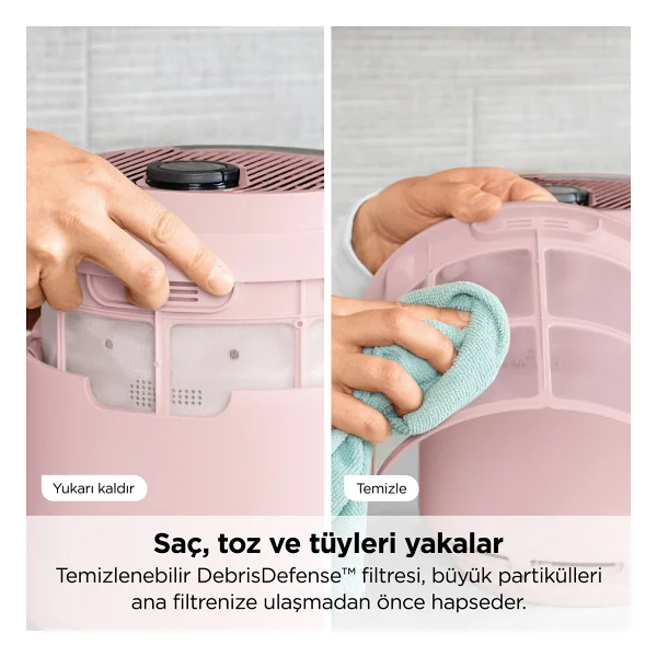 Shark Neverchange5 Compact Pro Pembe Hava Temizleyici - Görsel 10