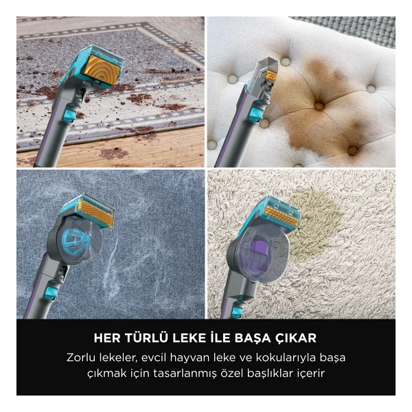 Shark Px250eut Stainstriker Hairpro Koltuk Ve Halı Yıkama Makinesi - Görsel 4