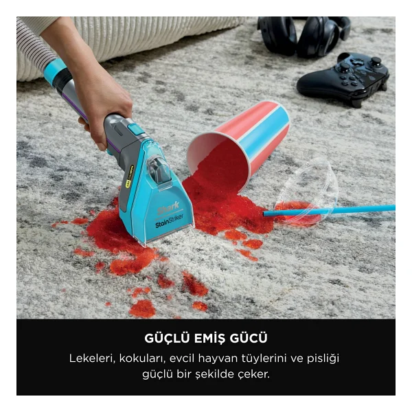 Shark Px250eut Stainstriker Hairpro Koltuk Ve Halı Yıkama Makinesi - Görsel 5