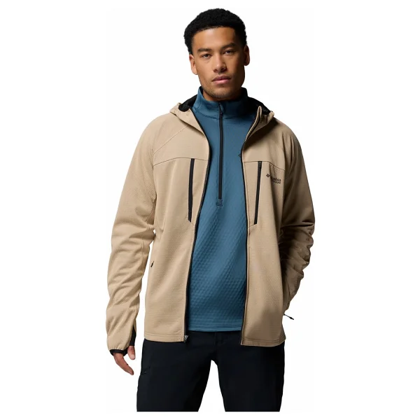 Columbia Arctic Crest Bonded Ao9236 Kapüşonlu Tam Fermuarlı Erkek Sweatshirt - Görsel 4