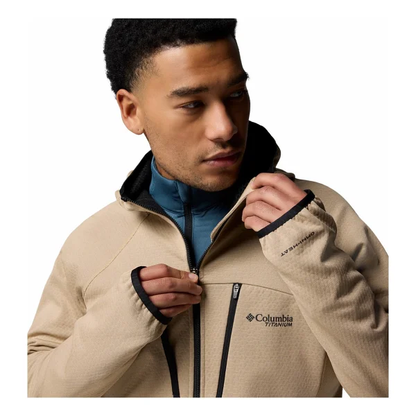 Columbia Arctic Crest Bonded Ao9236 Kapüşonlu Tam Fermuarlı Erkek Sweatshirt - Görsel 6