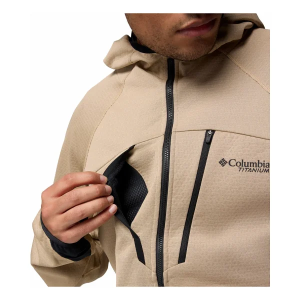 Columbia Arctic Crest Bonded Ao9236 Kapüşonlu Tam Fermuarlı Erkek Sweatshirt - Görsel 7