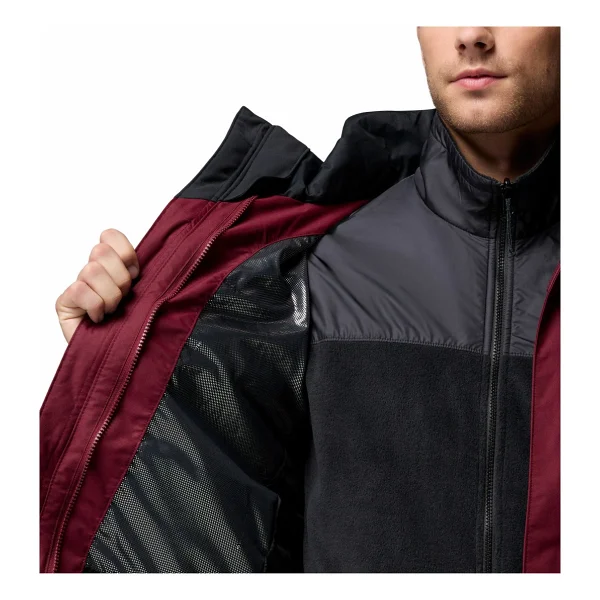 Columbia Bugaboo Iıı Fleece Interchange 3ın1 Wm8497-624 Kapüşonlu Bordo Erkek Mont - Görsel 6