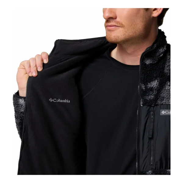 Columbia Winter Pass Reversible Fleece Am5170-010 Çift Taraflı Siyah Erkek Polar Mont - Görsel 7