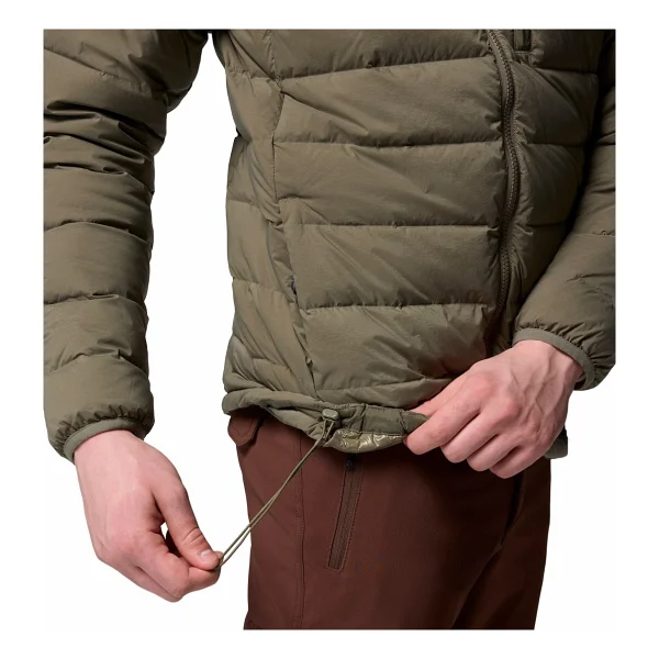 Columbia Drift Peak Stretch WM1852-397 Kapüşonlu Kaz Tüyü Yeşil Erkek Şişme Mont - Görsel 8