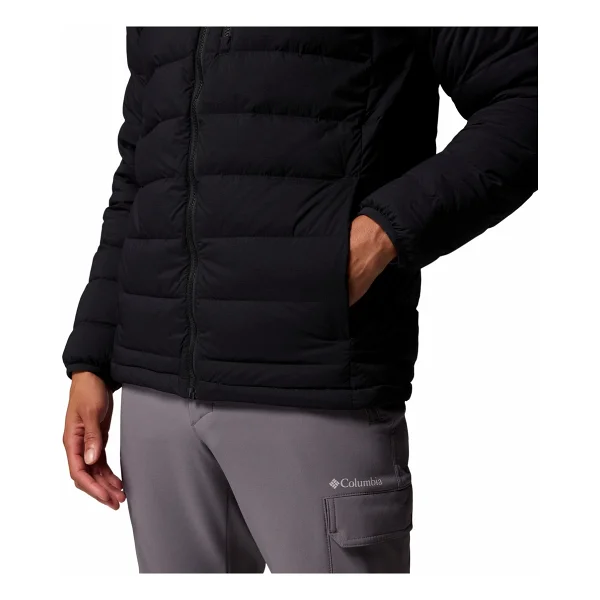 Columbia Drift Peak Stretch WM1852-010 Kapüşonlu Kaz Tüyü Siyah Erkek Şişme Mont - Görsel 6