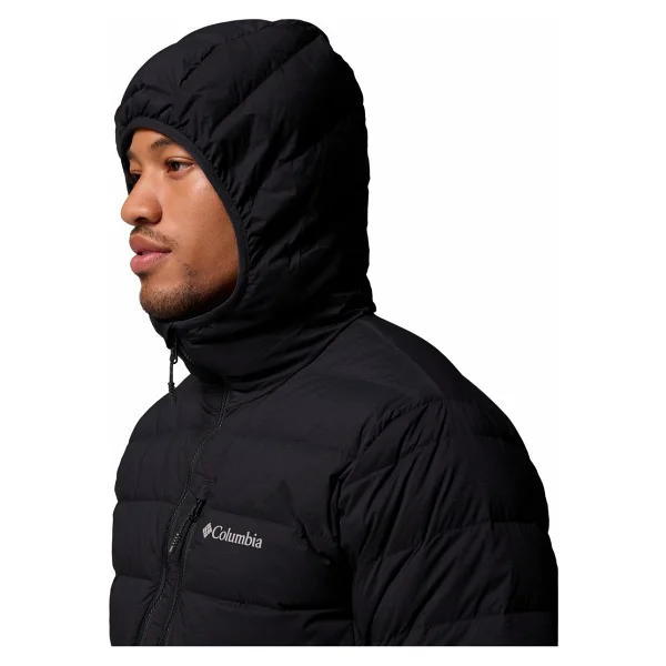 Columbia Drift Peak Stretch WM1852-010 Kapüşonlu Kaz Tüyü Siyah Erkek Şişme Mont - Görsel 7