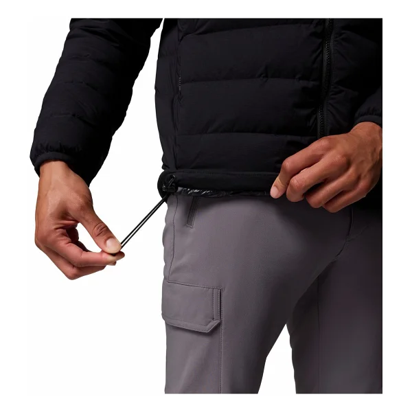 Columbia Drift Peak Stretch WM1852-010 Kapüşonlu Kaz Tüyü Siyah Erkek Şişme Mont - Görsel 8