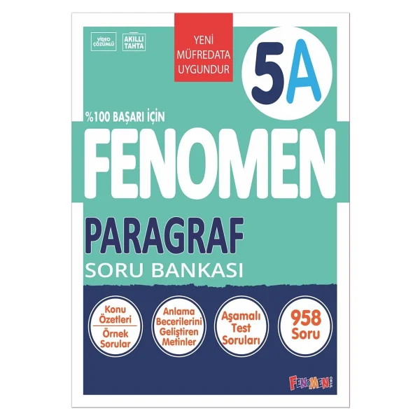 Fenomen Okul Yayınları 5. Sınıf Paragraf A Soru Bankası - Görsel 8