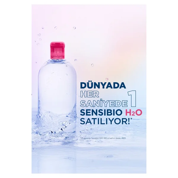 Bioderma Sensibio H2o 500 Ml Yüz Ve Makyaj Temizleme Suyu - Görsel 7