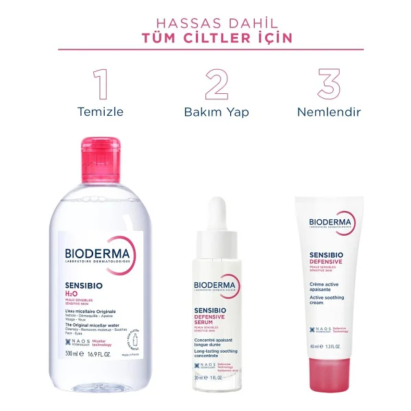 Bioderma Sensibio H2o 500 Ml Yüz Ve Makyaj Temizleme Suyu - Görsel 8