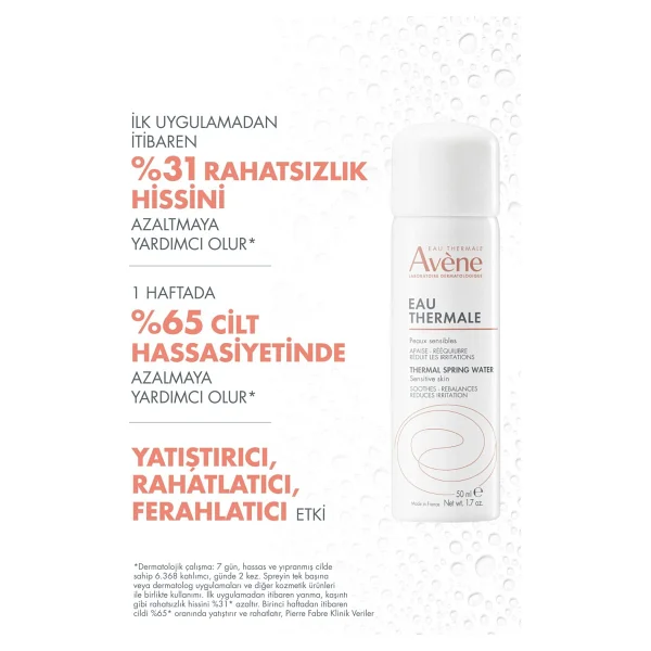 Avene Thermal Spring Water Rahatlatıcı 50 Ml Termal Su Spreyi - Görsel 7