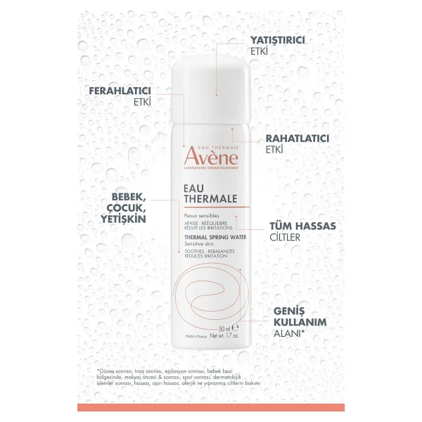 Avene Thermal Spring Water Rahatlatıcı 50 Ml Termal Su Spreyi - Görsel 8