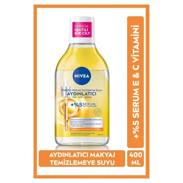 Nivea Aydınlatıcı 400 Ml Makyaj Temizleme Suyu - Görsel 8