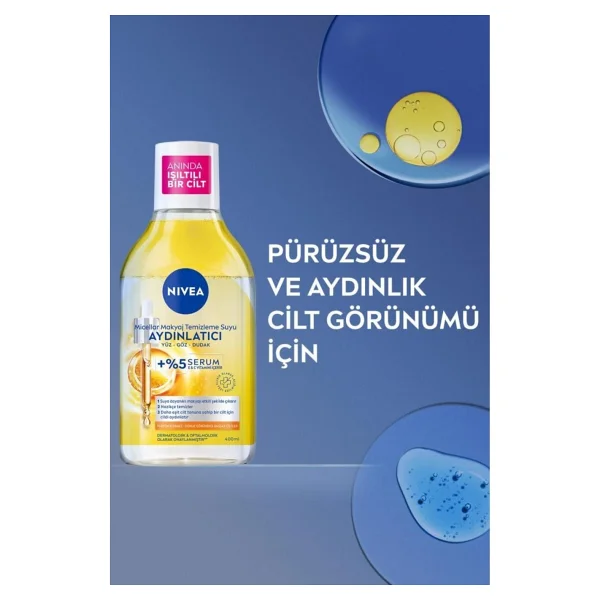Nivea Aydınlatıcı 400 Ml Makyaj Temizleme Suyu - Görsel 10