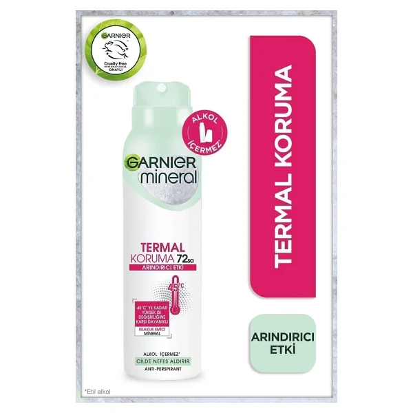 Garnier Mineral Termal Koruma 150 Ml Kadın Deodorant - Görsel 4