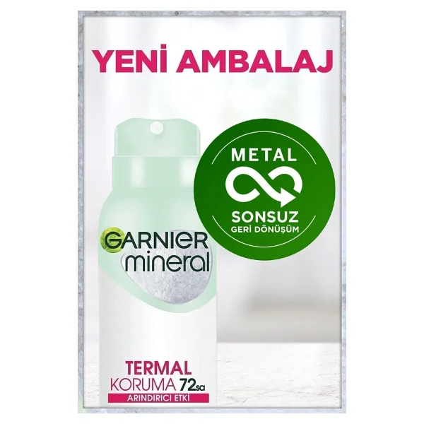 Garnier Mineral Termal Koruma 150 Ml Kadın Deodorant - Görsel 9