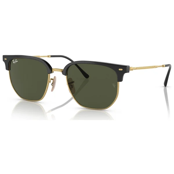 Ray-Ban New Clubmaster 4416 601/31 Black/Gold-Green Güneş Gözlüğü - Görsel 7