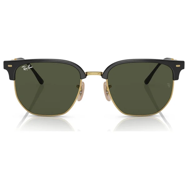 Ray-Ban New Clubmaster 4416 601/31 Black/Gold-Green Güneş Gözlüğü - Görsel 2