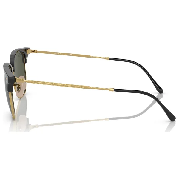 Ray-Ban New Clubmaster 4416 601/31 Black/Gold-Green Güneş Gözlüğü - Görsel 3