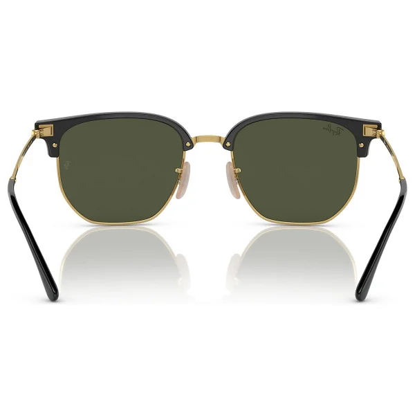 Ray-Ban New Clubmaster 4416 601/31 Black/Gold-Green Güneş Gözlüğü - Görsel 4