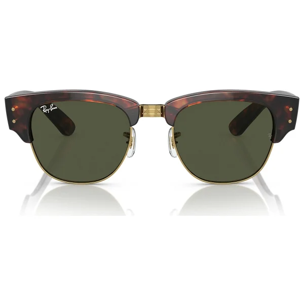 Ray-Ban Mega Clubmaster 0316s 990/31 Tortoise/Gold-Green Unisex Güneş Gözlüğü - Görsel 2