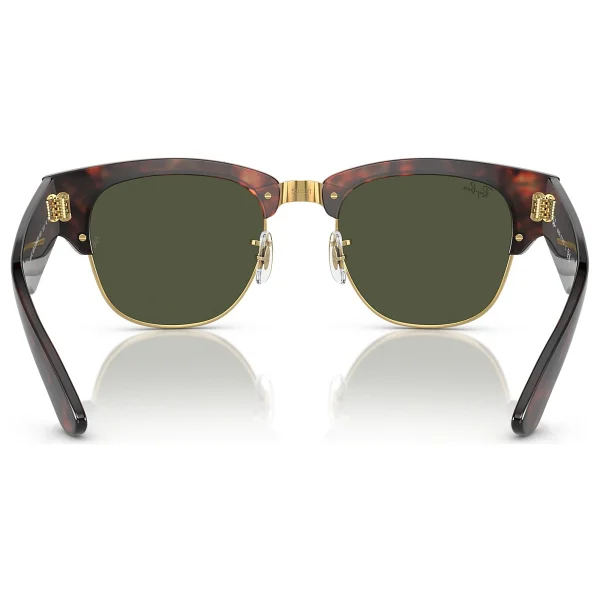 Ray-Ban Mega Clubmaster 0316s 990/31 Tortoise/Gold-Green Unisex Güneş Gözlüğü - Görsel 4