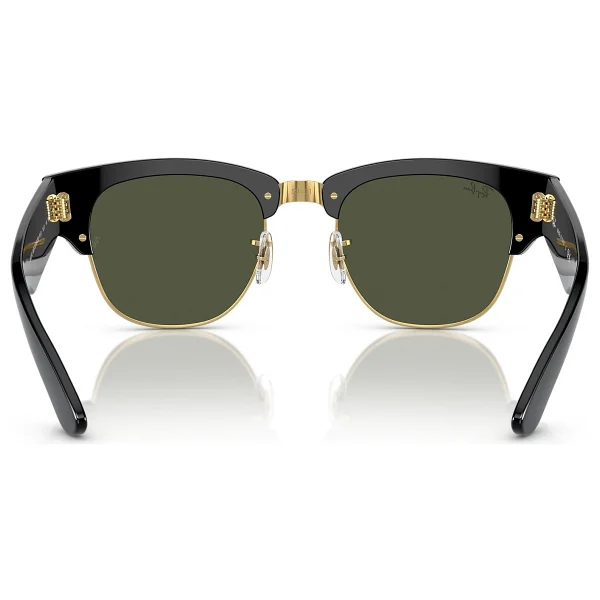 Ray-Ban Mega Clubmaster 0316s 901/31 Black/Gold-Green Güneş Gözlüğü - Görsel 6