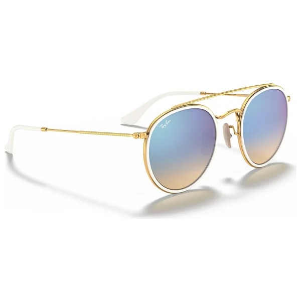 Ray-Ban Round 3647N 001/4O Gold-Blue Güneş Gözlüğü - Görsel 9