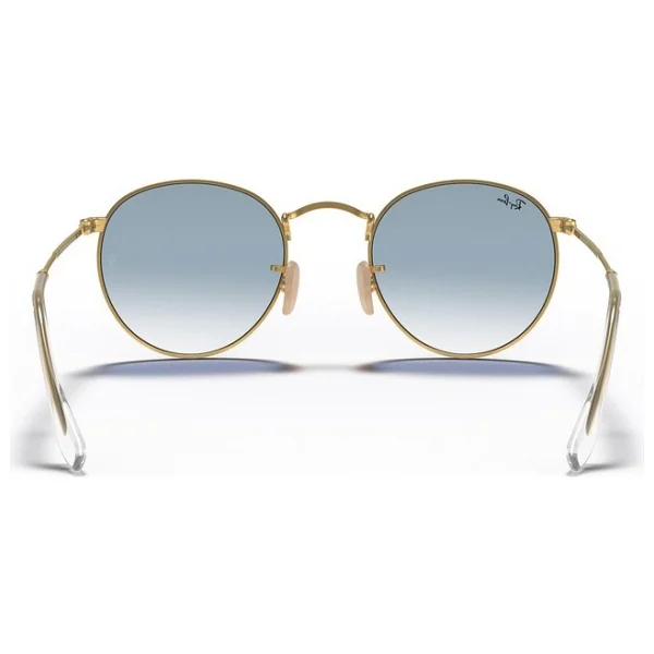 Ray-Ban Round Flat 3447n 001/3f Gold-Light Blue Güneş Gözlüğü - Görsel 10