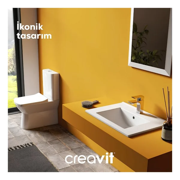 Creavit NV361 Nova Rim-Off Duvar Tipi Klozet Seti - Görsel 3