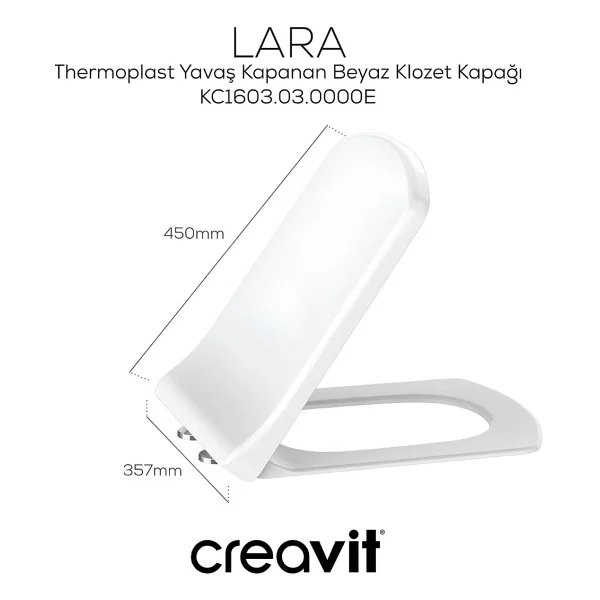 Creavit NV361 Nova Rim-Off Duvar Tipi Klozet Seti - Görsel 7