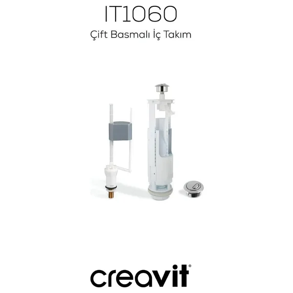 Creavit NV361 Nova Rim-Off Duvar Tipi Klozet Seti - Görsel 9