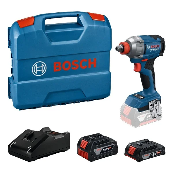 Bosch Gdx 18v-285 Çift Akülü 2 Ah Darbeli Somun Sıkma Makinesi - Görsel 10