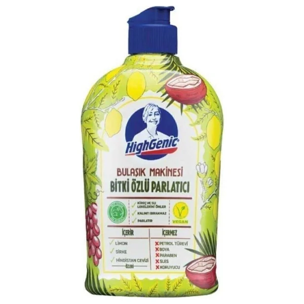 Highgenic Bitki Özlü 500 ml Bulaşık Makinesi Parlatıcısı - Görsel 2