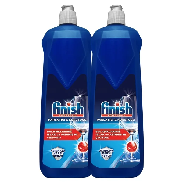 Finish Bulaşık Makinesi Parlatıcı & Kurutucu Sıvı 800 ml x 2 - Görsel 6