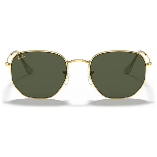 Ray-Ban Hexagonal 3548 919631 Gold-Green Güneş Gözlüğü - Görsel 7