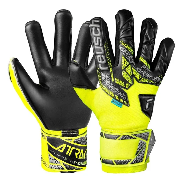 Reusch Attrack Duo Kaleci Eldiveni - 5570025-2025 - Sarı - Siyah - 10 - Görsel 6