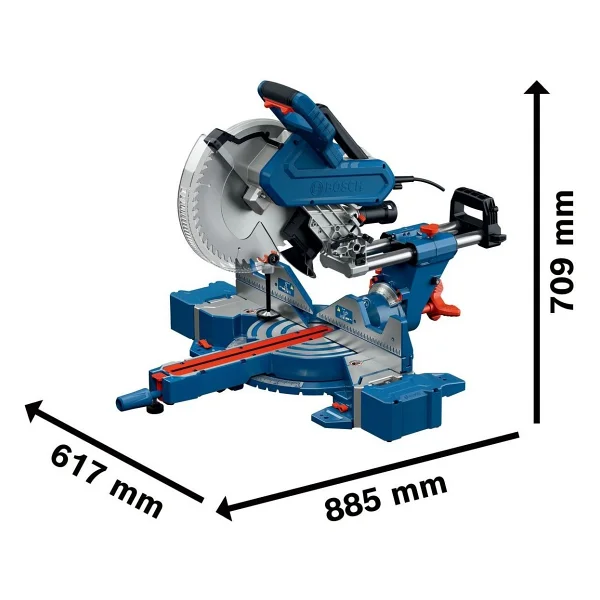 Bosch Gcm 340-305 D 1800 W Gönye Testere - Görsel 2