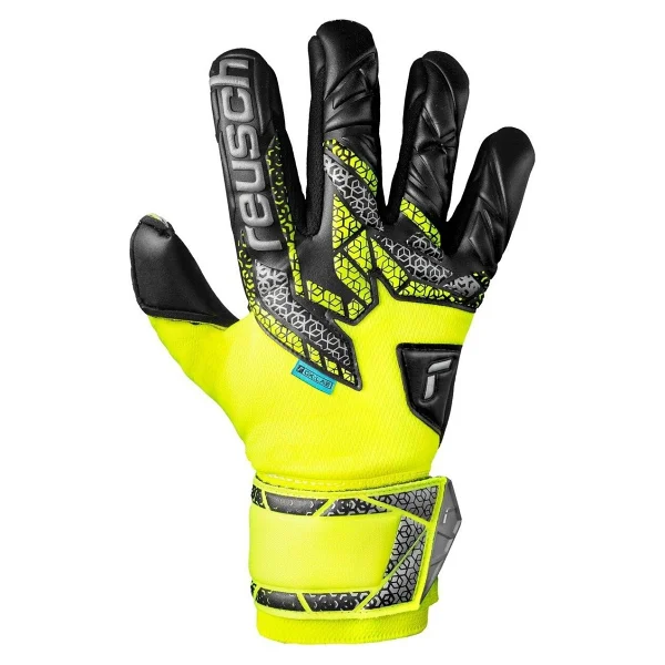 Reusch Attrack Duo Kaleci Eldiveni - 5570025-2025 - Sarı - Siyah - 10 - Görsel 2