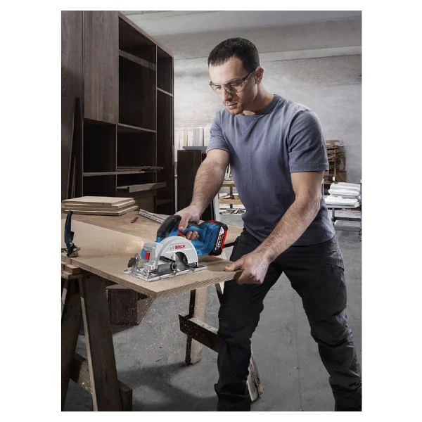 Bosch Gks 18v-51 Çift Akülü 4 Ah Daire Testere - Görsel 3